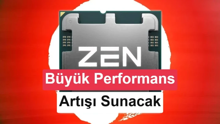 AMD Zen 6 işlemcisini temsil eden çip görseli