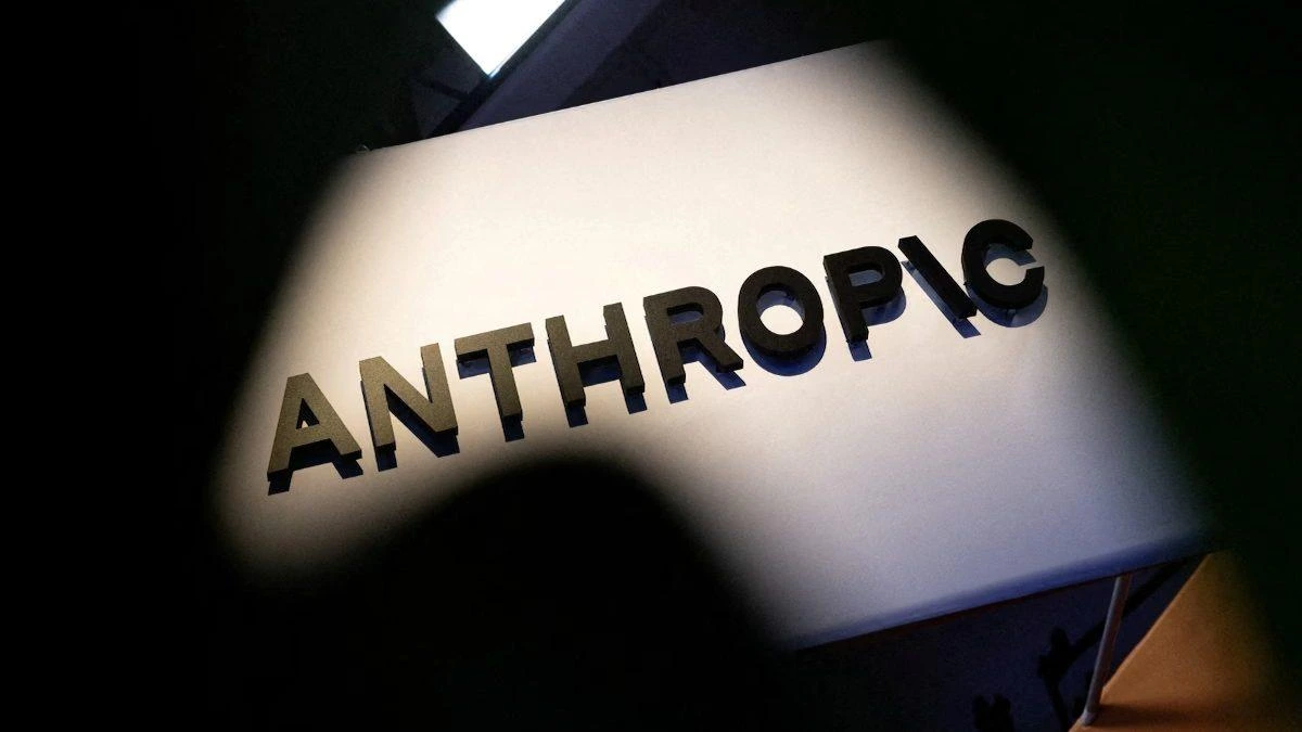 Anthropic yazılı şirket tabelası