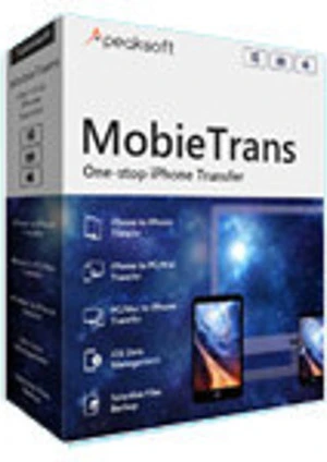 Apeaksoft MobieTrans 2.3.36 yazılımının ürün kutusu