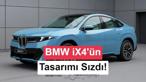 BMW iX4’ün tasarımı tanıtım öncesinde ortaya çıktı