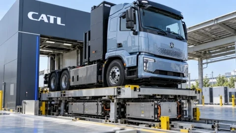 CATL’den elektrikli kamyonlara 5 dakikada batarya değişimi