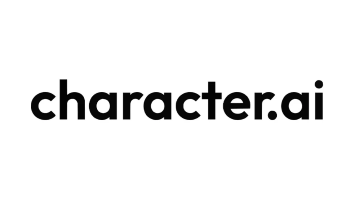Beyaz zemin üzerinde Character.AI logosu