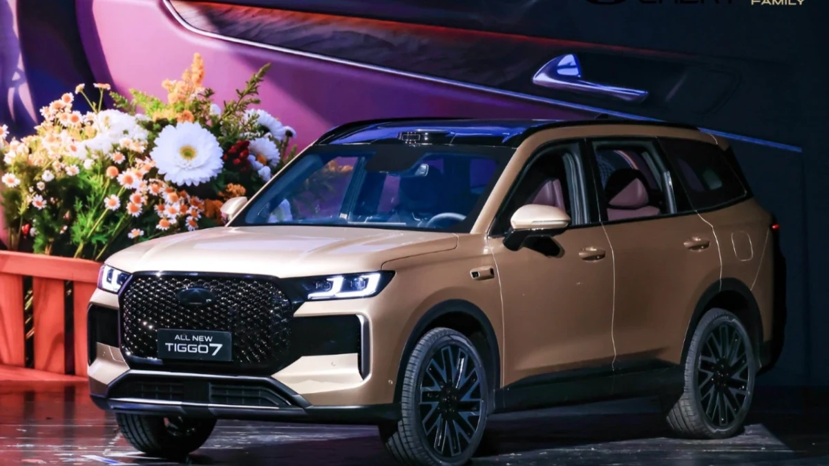 Tanıtım etkinliğinde sergilenen yeni Chery TIGGO 7