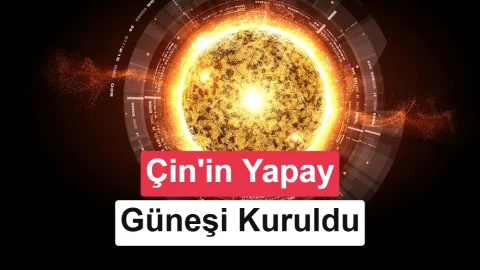 Hefei’deki BEST füzyon reaktörünün dairesel ana kompleksi havadan görüntüleniyor.