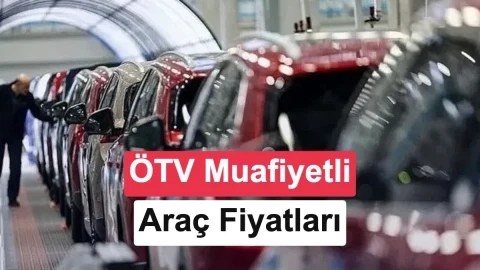 Ekim 2026 ÖTV muafiyetli araç fiyatları ve modeller