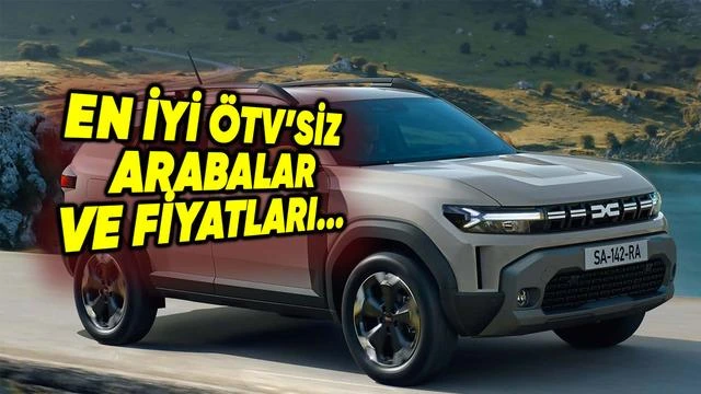 ÖTV muafiyetli araçlarla ilgili başlık görselinde bir Renault Duster SUV yer alıyor