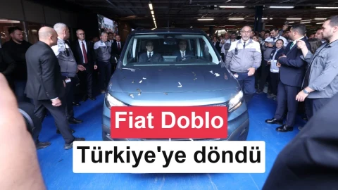 Fiat Doblo Bursa’da yeniden üretilmeye başladı: Tofaş’ta 5 model