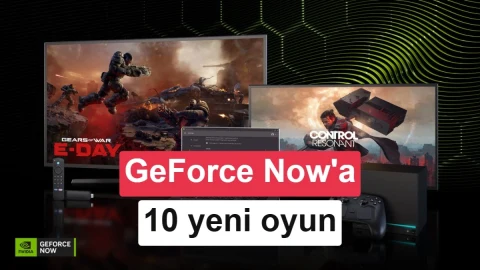 GeForce Now kütüphanesine eklenen oyunları gösteren oyun ekranları