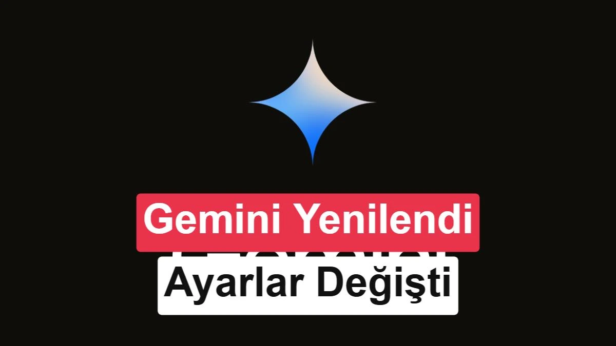 Gemini Android uygulamasının eski ve yeni yan panel düzenlerini karşılaştıran ekran görüntüleri
