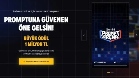 Google’dan Üniversitelilere 1 Milyon TL Ödüllü Gemini Yarışması