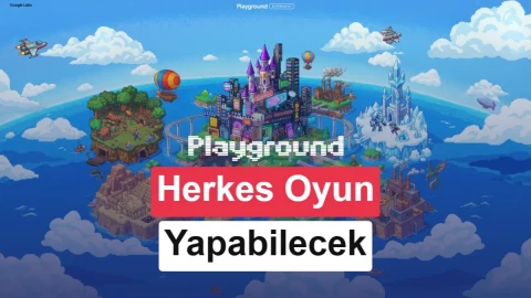 Google Playground ile yapay zeka komutlarıyla oyun tasarlamak mümkün