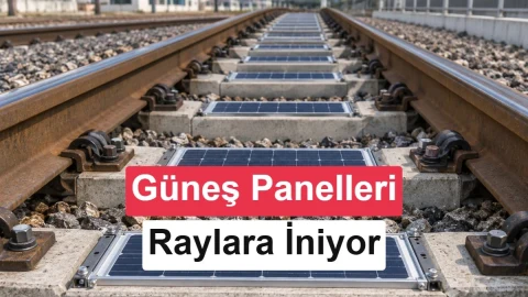 Güney Kore’de ray aralarına güneş paneli kurulumu incelendi
