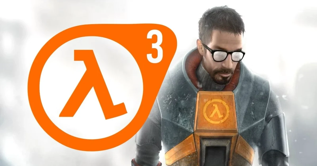 Half-Life logosunun yanında Gordon Freeman karakteri