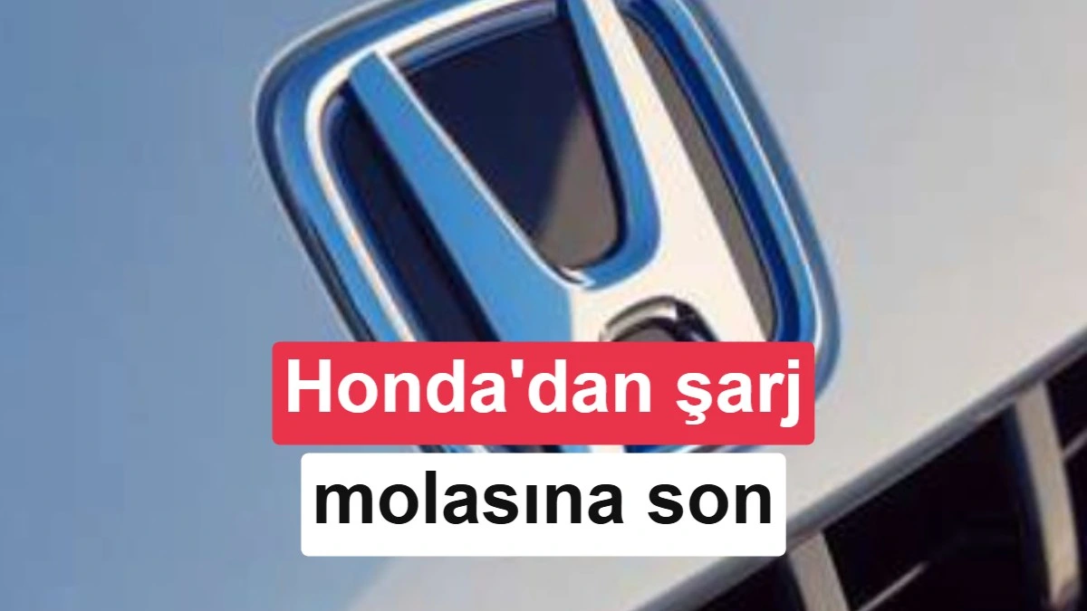 Honda logosu ve markanın şarj molasına son mesajı