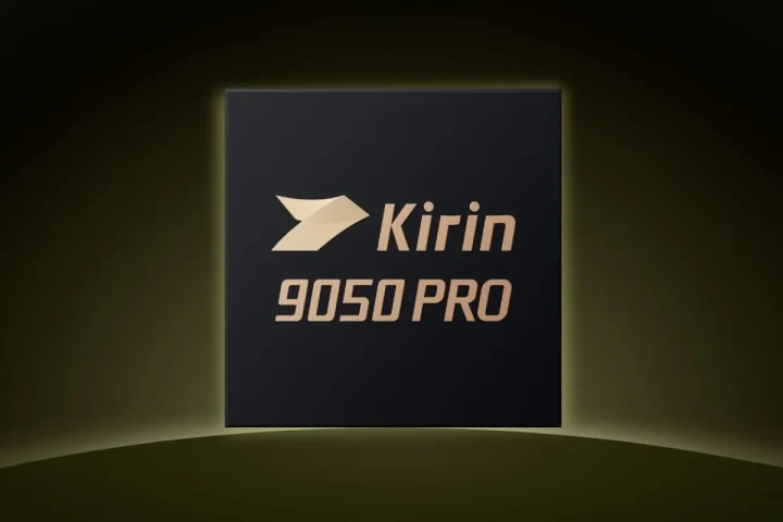 Kirin 9050 Pro işlemci adını taşıyan koyu renkli görsel