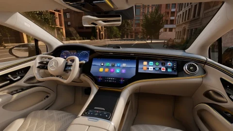 Mercedes EQS’de steer-by-wire direksiyon siparişe açıldı