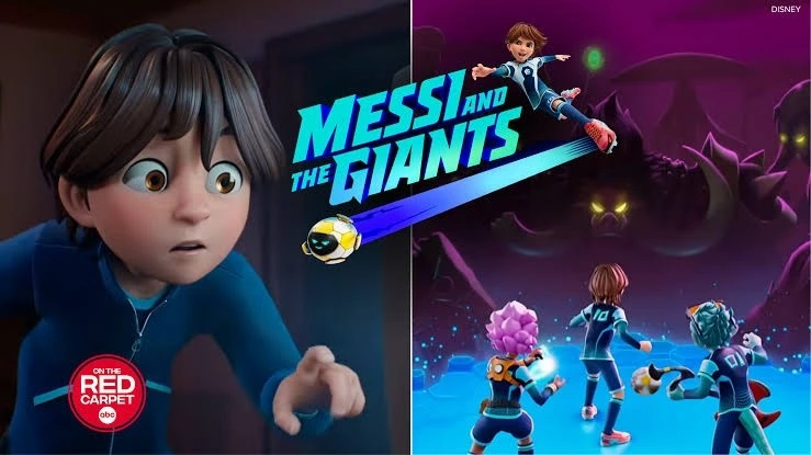 Messi and The Giants animasyonunda küçük Leo ve takım arkadaşları fantastik bir dünyada görülüyor.