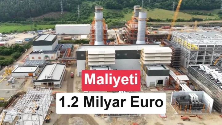 Romanya’daki Mintia doğal gaz santralinin inşaat sahası ve türbin yapıları