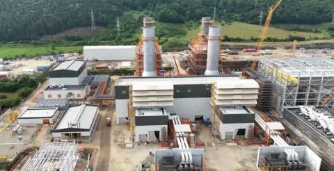 Mintia gaz santralinde ilk türbin test için ateşlendi