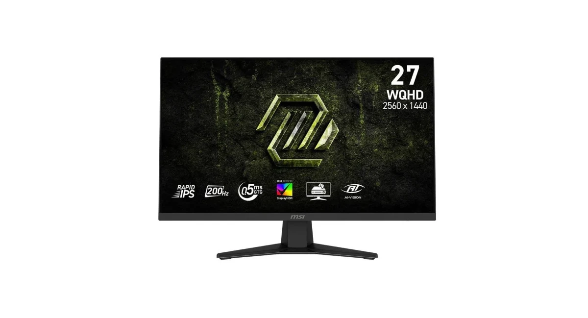 MSI MAG 274QF E20 monitörünün ürün görseli