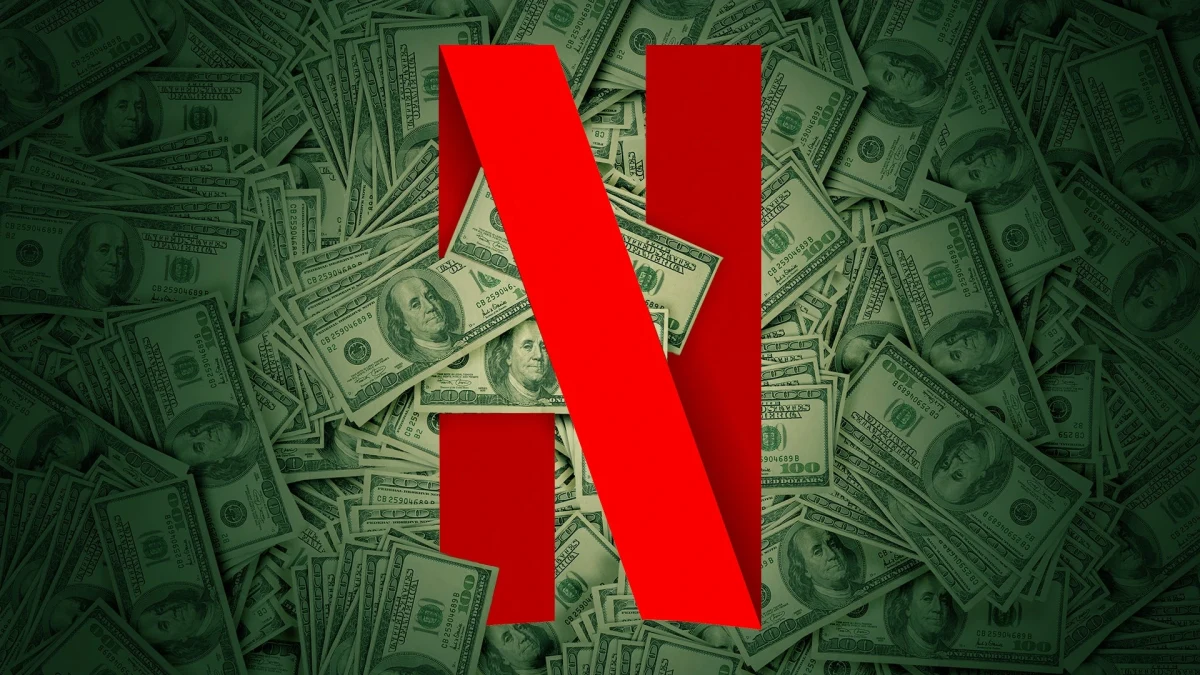 Dolar banknotlarının üzerinde Netflix’in kırmızı N logosu