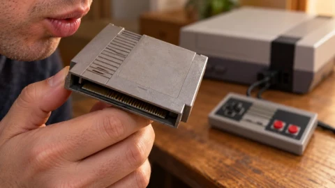 Oyun kartuşlarına üflemek neden önerilmiyor? Nintendo uyarıyor