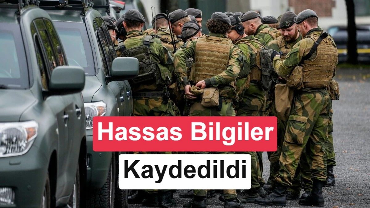 Norveçli askerler kiralık araçların yanında toplanıyor