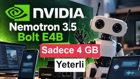 Nvidia’nın Nemotron 3.5 Bolt E4B modeli 4 GB bellek hedefliyor