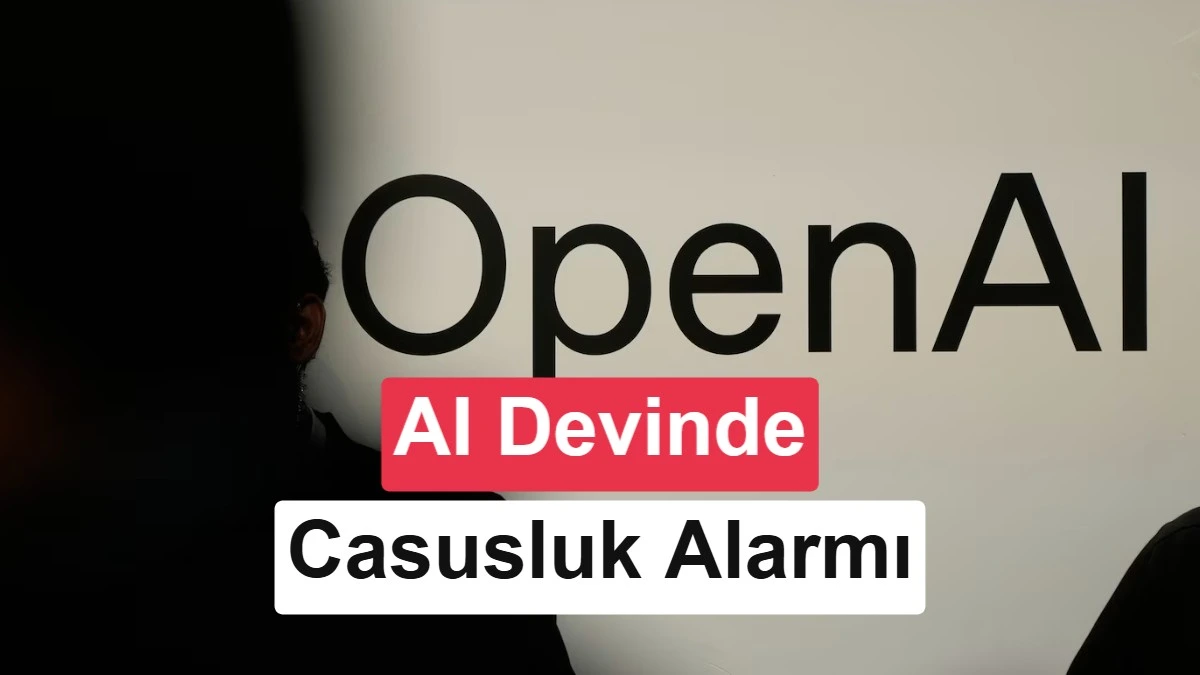 OpenAI logosu ve casusluk alarmı başlığının yer aldığı kapak görseli