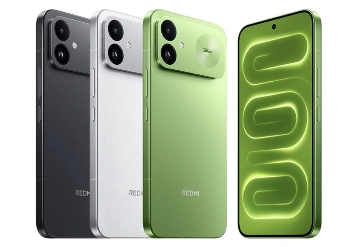 Redmi K100’ün siyah, beyaz ve yeşil renk seçenekleri