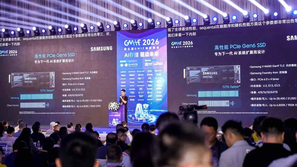 Samsung’un GMIF2026 etkinliğinde yapılan sunum