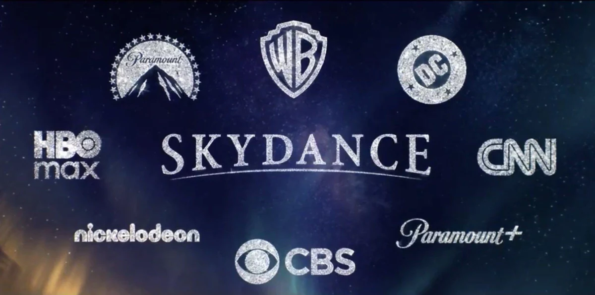 Paramount, Warner Bros., DC, HBO Max, Skydance ve diğer markaların logoları