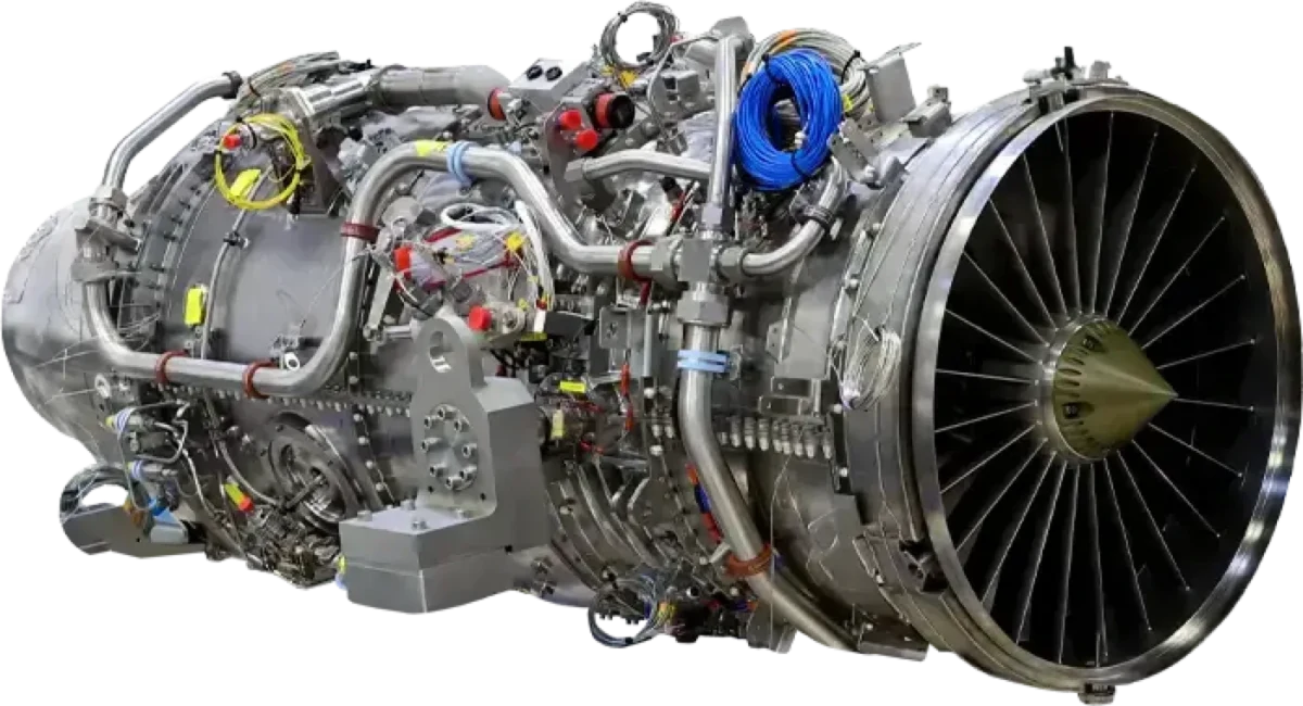 TEI TF6000 turbofan motorunun teknik görünümü