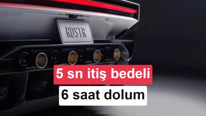 Tesla Roadster’ın arka bölümündeki gazlı iticiler ve 5 saniyelik itiş ile dolum süresine ilişkin yazı