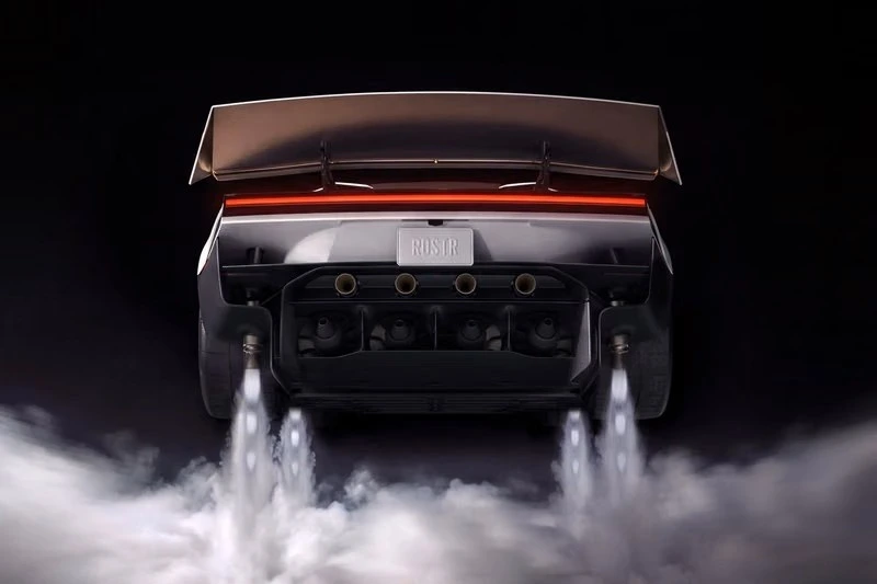 Tesla Roadster’ın arka kısmındaki dört hava iticisi