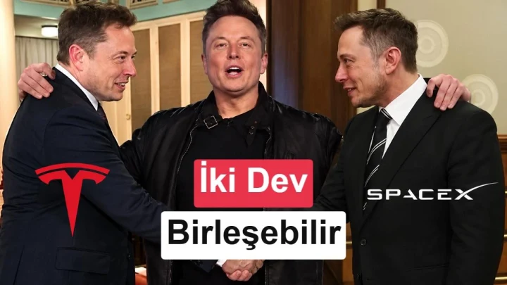 Tesla ve SpaceX’in olası birleşmesini anlatan görsel