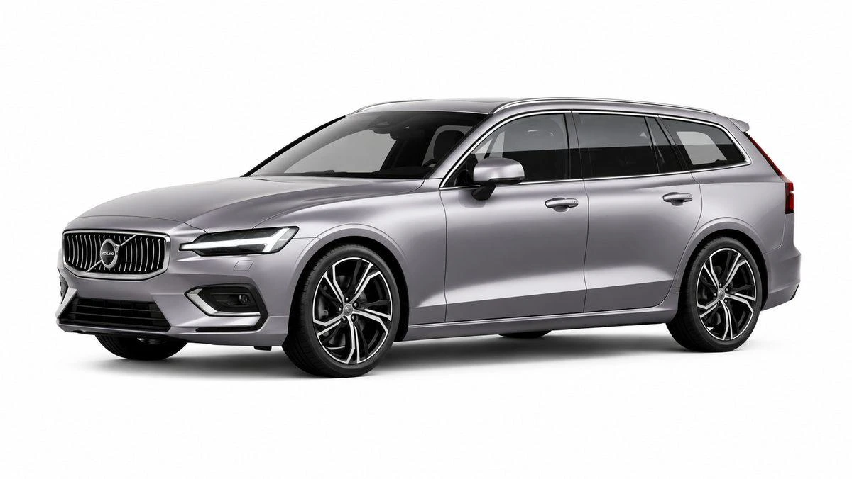 Gri Volvo V60 station wagon