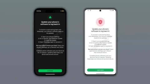WhatsApp, Güncel Olmayan Telefonlarda Hesap Girişini Durdurabilir
