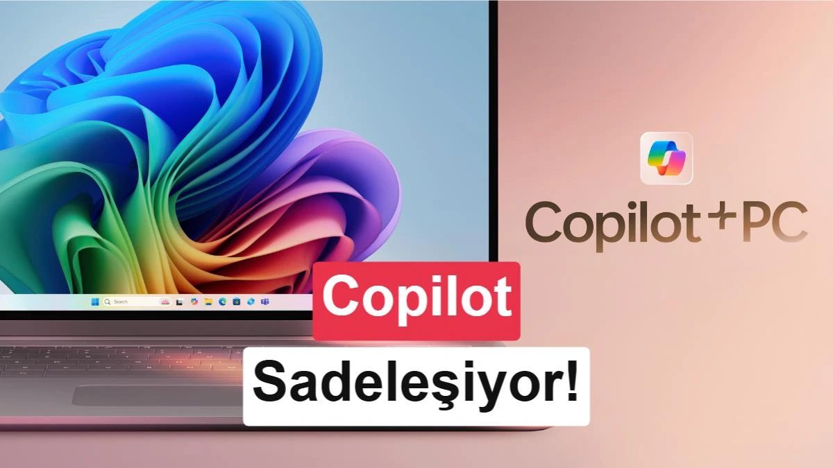 Copilot arayüzü ve çevresinde Microsoft uygulamalarının simgeleri