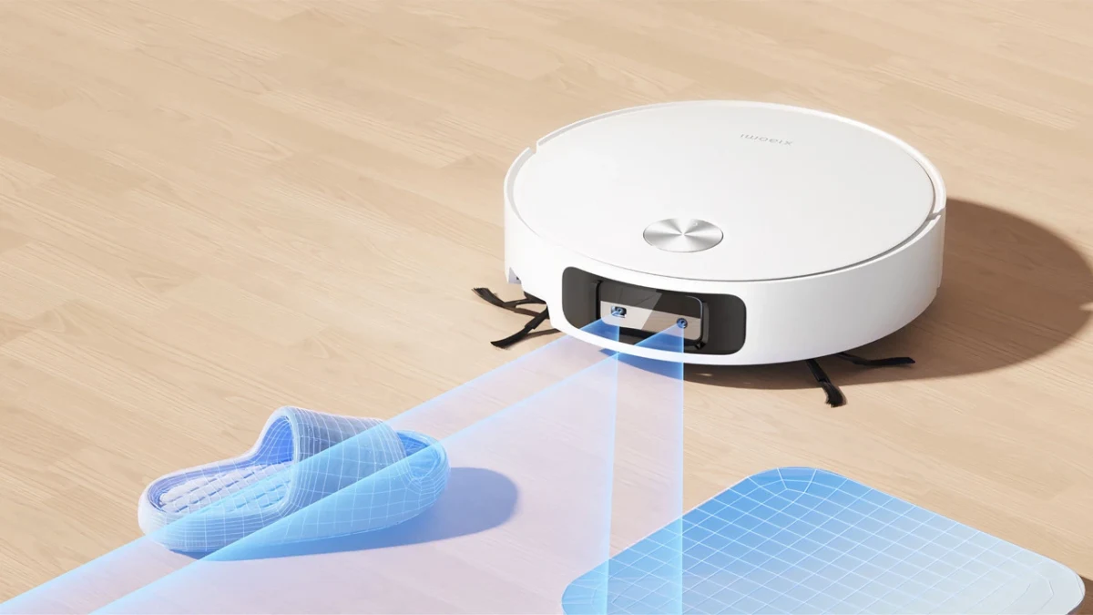 Xiaomi Robot Vacuum 6 robot süpürge zemini temizlerken
