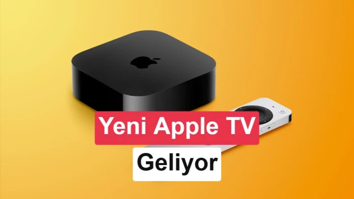 Apple TV kutusu ve yanında duran Siri Remote kumandası